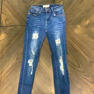Women ripped jeans size 3 brand celebrity ace